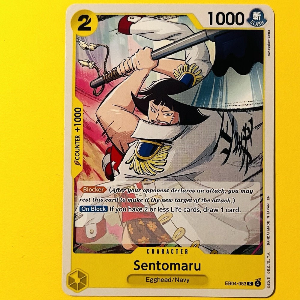 One Piece CCG Sentomaru EB04-053 Common EB04 Kingdoms of Intrigue NM